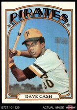 1972 Topps #125 Dave Cash Pirates 7.5 - NM+