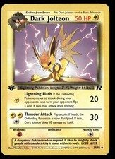 Dark Jolteon Team Rocket 1st Edition 38/82 Light Play Uncommon Pokemon TCG on eBay