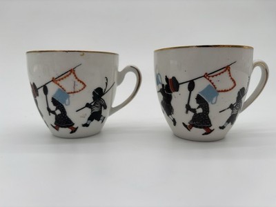 SILESIA Carl Tielsch Altwasser Child's Cups Teacup- Germany - Struwwelpeter