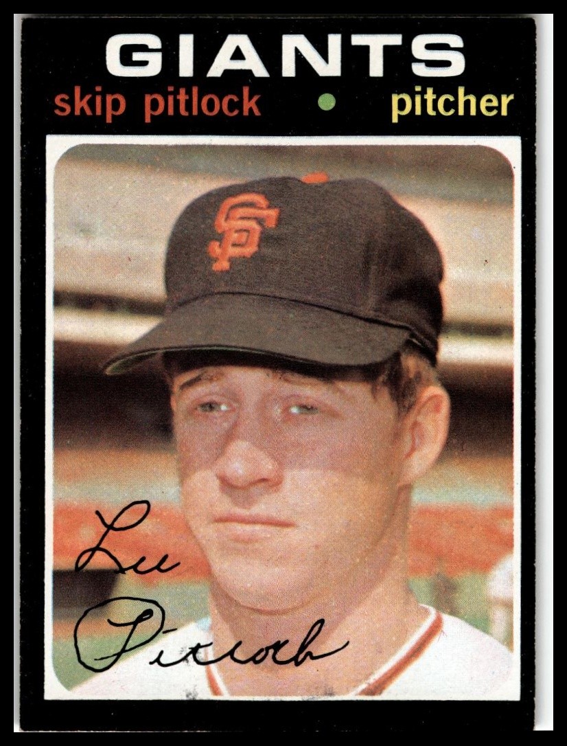 1971 Topps #19 Skip Pitlock
