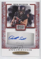2021 Sage Premier Draft Auto Red Dillon Stoner #A50 Auto 0wb1