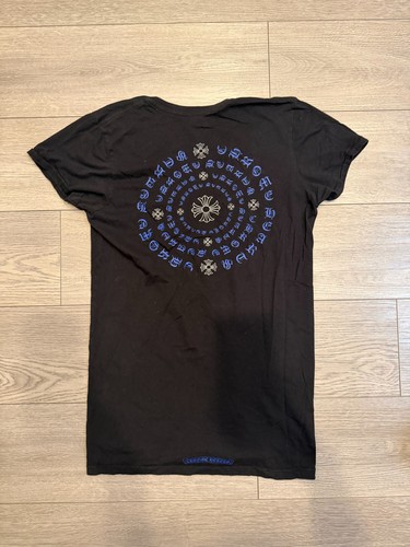 Chrome Hearts, Chrome Hearts Vintage Spiral Logo T Shirt Size L