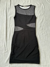 Pull & Bear Black Bodycon Dress Size Small - Little Black Dress