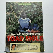 Alan Dart Toy Knitting Pattern Wind In The Willows Mole &  Mr Toad Jumper