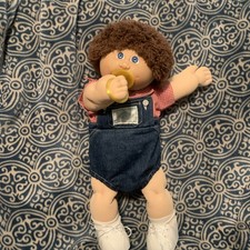 CPK Fuzzy Brown Hair Paci Boy