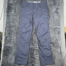 Wrangler ATG Cargo Pants Men's Size 32/30 Navy Blue Stretch Utility Performance