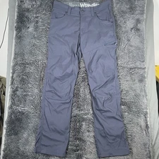 Wrangler ATG Cargo Pants Men's Size 32/30 Navy Blue Stretch Utility Performance