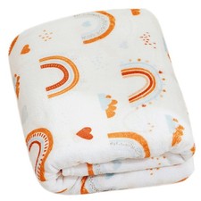 30x40 Inch Ultra Soft Baby Bed Blanket Cozy Plush Fleece Rainbow Newborn
