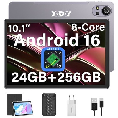 XGODY N05 Pro Android 16 Tablet 10Zoll 24GB+256GB Android Gaming Tablet 8000mAh