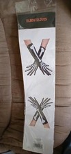Skeleton Hands Elbow Gloves Halloween