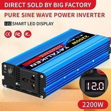 Pure Sine Wave Inverter 1000W-4000W DC 12V and 24V to AC 220V 50hz Power Inverte
