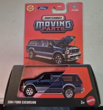 2025 Matchbox Moving Parts - 2004 Ford Excursion - Blue & Gray #50/50 - NIP VHTF