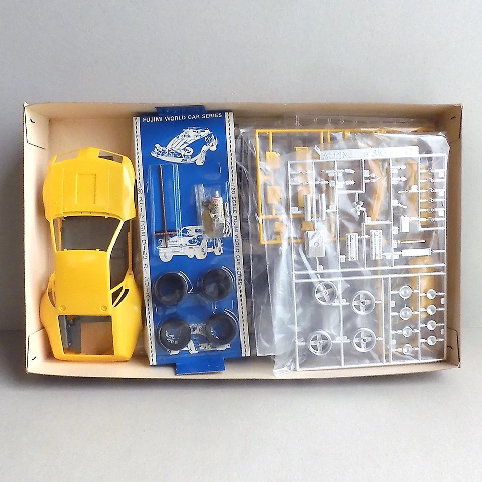 Raro kit motorizzato Fujimi 1/20 Super Alpine Renault A310 V6 Tour de corse v... - Immagine 2 di 4