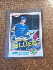 1981-82 Topps Hockey # 121 Jorgen Pettersson RC