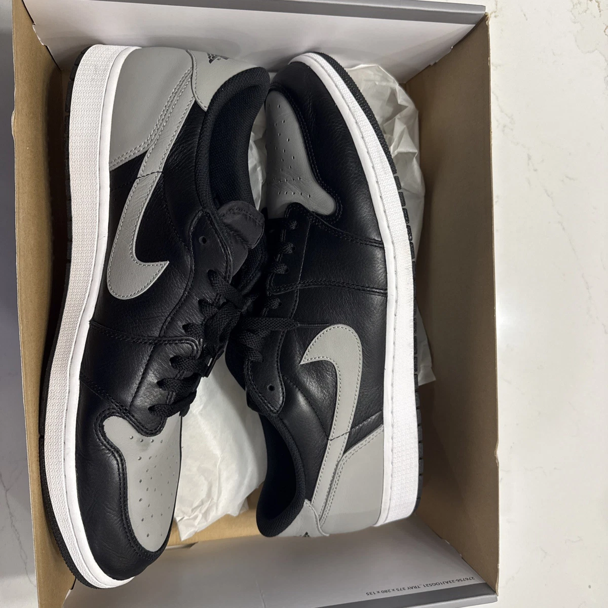 Preços baixos em Jordan 1 Retro Low Dark Grey Black | eBay