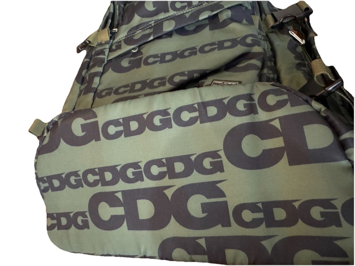 Head Porter X Comme des Garçons CDG Backpack Tonal Logo Print