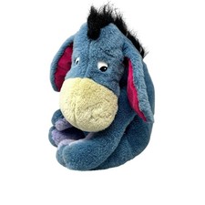 Disney Store Eeyore Plush Detachable Tail 12 In Blue Soft Toy
