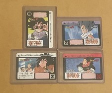 1992 Dragon Ball Z Carddass Series 11- 4 Card Lot-425, 437, 443  450-Japanese