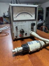 Hewlett Packard 432A  Power Meter With 478A Thermistor & Cable