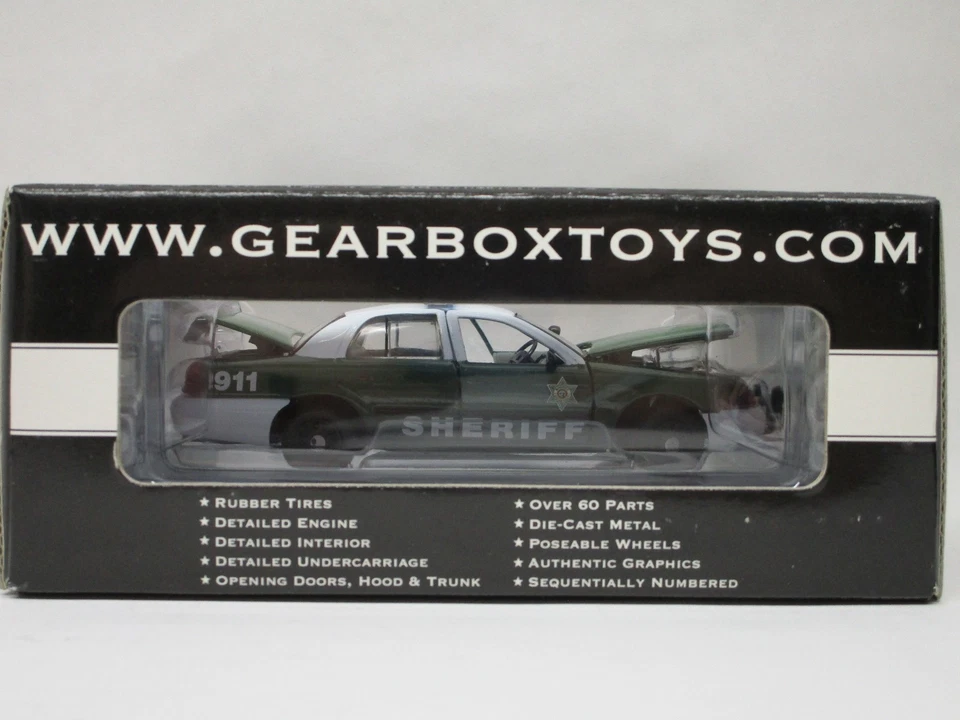 Gearbox Ford Crown Victoria Diecast 1:43 Spokane County Sheriff - Image 2 of 3