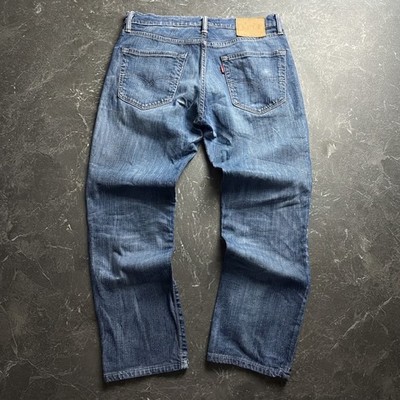Levi's 502 Regular Taper Fit Jeans Herren Denim Hose Blau W32 L30 Classic