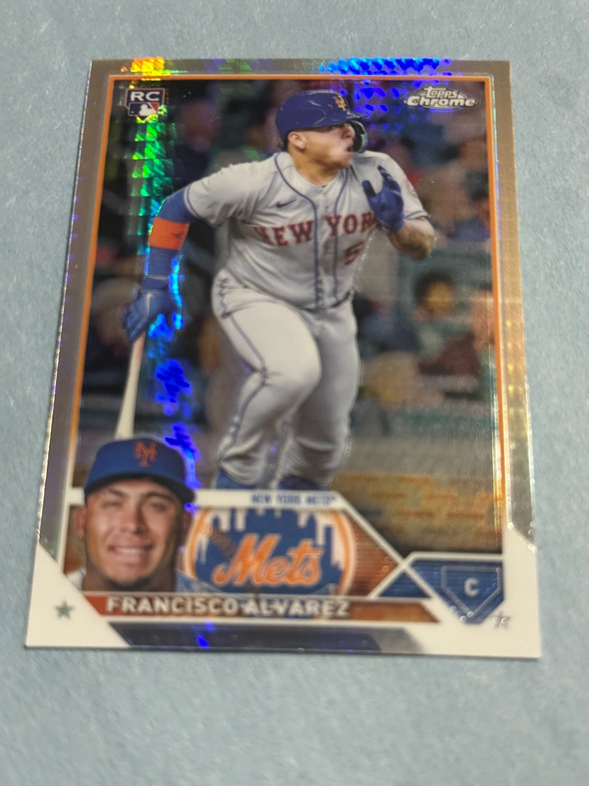 2023 Topps Chrome - Francisco Alvarez #203 Prism Refractor (RC)