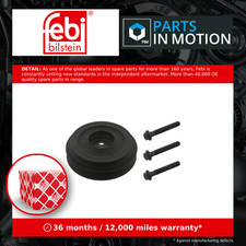 Crankshaft Pulley fits FORD TRANSIT CUSTOM V362 TDCi 2.2D 2012 on Belt 1731716