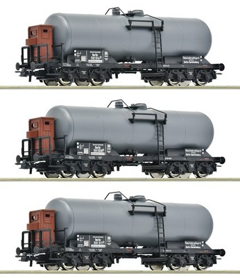 Roco 6600062 H0 Tank Car Set Reichskraft Sprit 3-Piece DRG Epoch 2 New