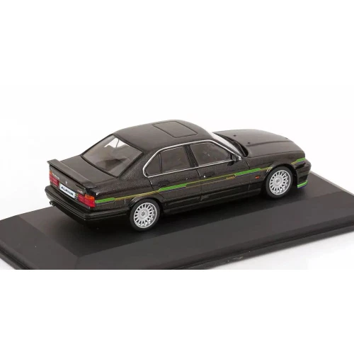 BMW 5-SERIES ALPINA B10 (E34) BITURBO 1994 BLACK 1:43 Solido Auto Stradali Model - Immagine 2 di 3
