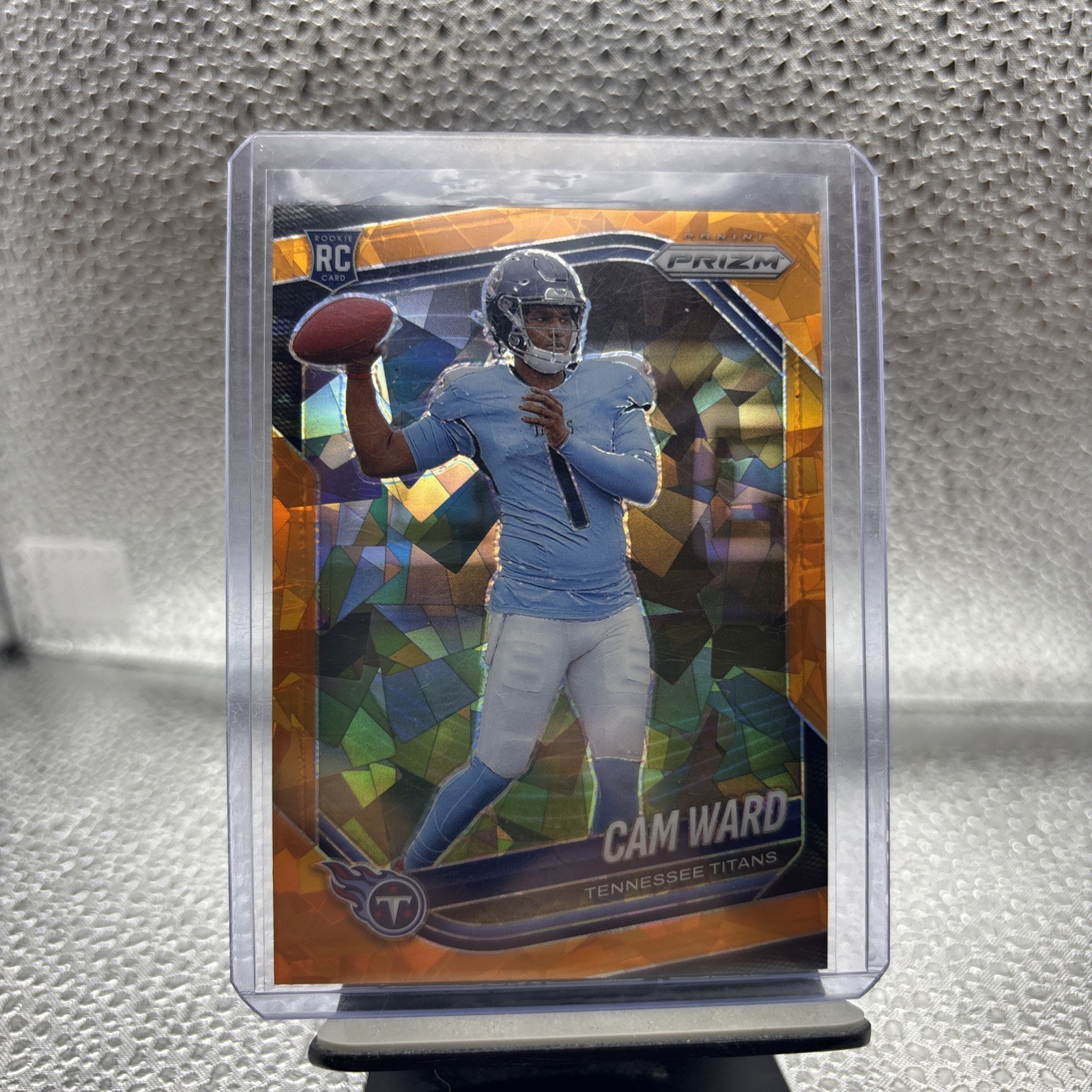 2025 Panini Prizm - Rookies Cam Ward #352 Orange Ice Prizm (RC)