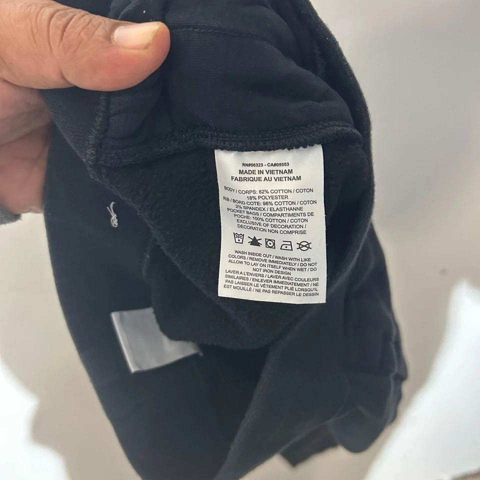 Nike Embroidered 'Strive' Black Jogger Comfy Sweatpants Kids Youth Size Large - Image 3 of 4