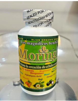 Moringa Leaf Extract (Moringa oleifera)   120 Cápsulas