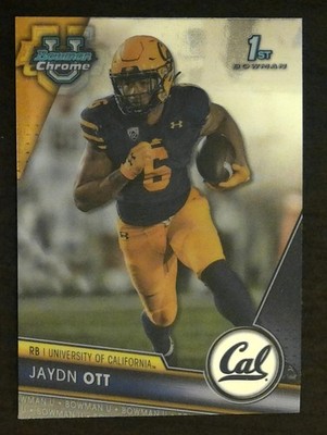2023 Bowman Chrome U Jaydn Ott RC #52 California Bears Oklahoma 1st Bowman