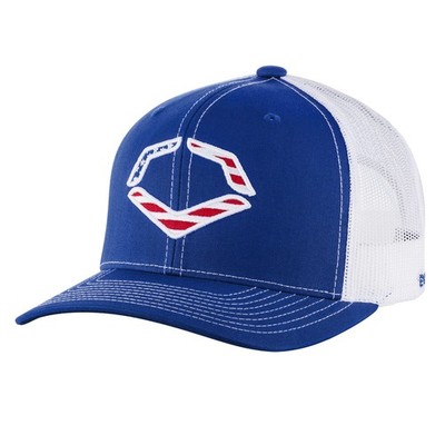 EvoShield Snapback Hats Usa Royal Blue/White