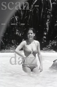 1960s Negative-sexy pinup girl in a bikini-cheesecake t556490
