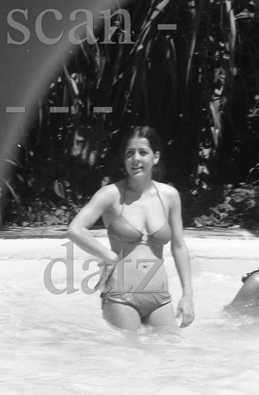 1960s Negative-sexy pinup girl in a bikini-cheesecake t556490