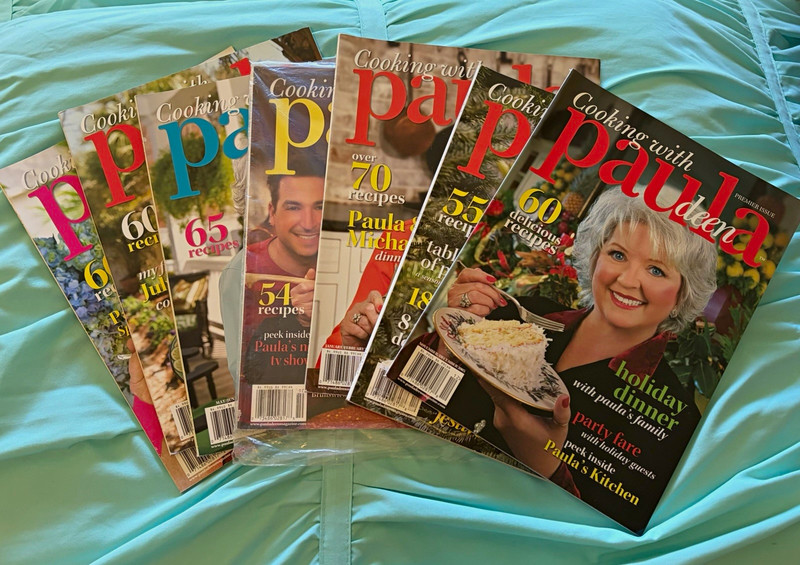 Cooking with Paula Deen Illustrated Magazine Lot of 7 (2005-2006) Jan-May