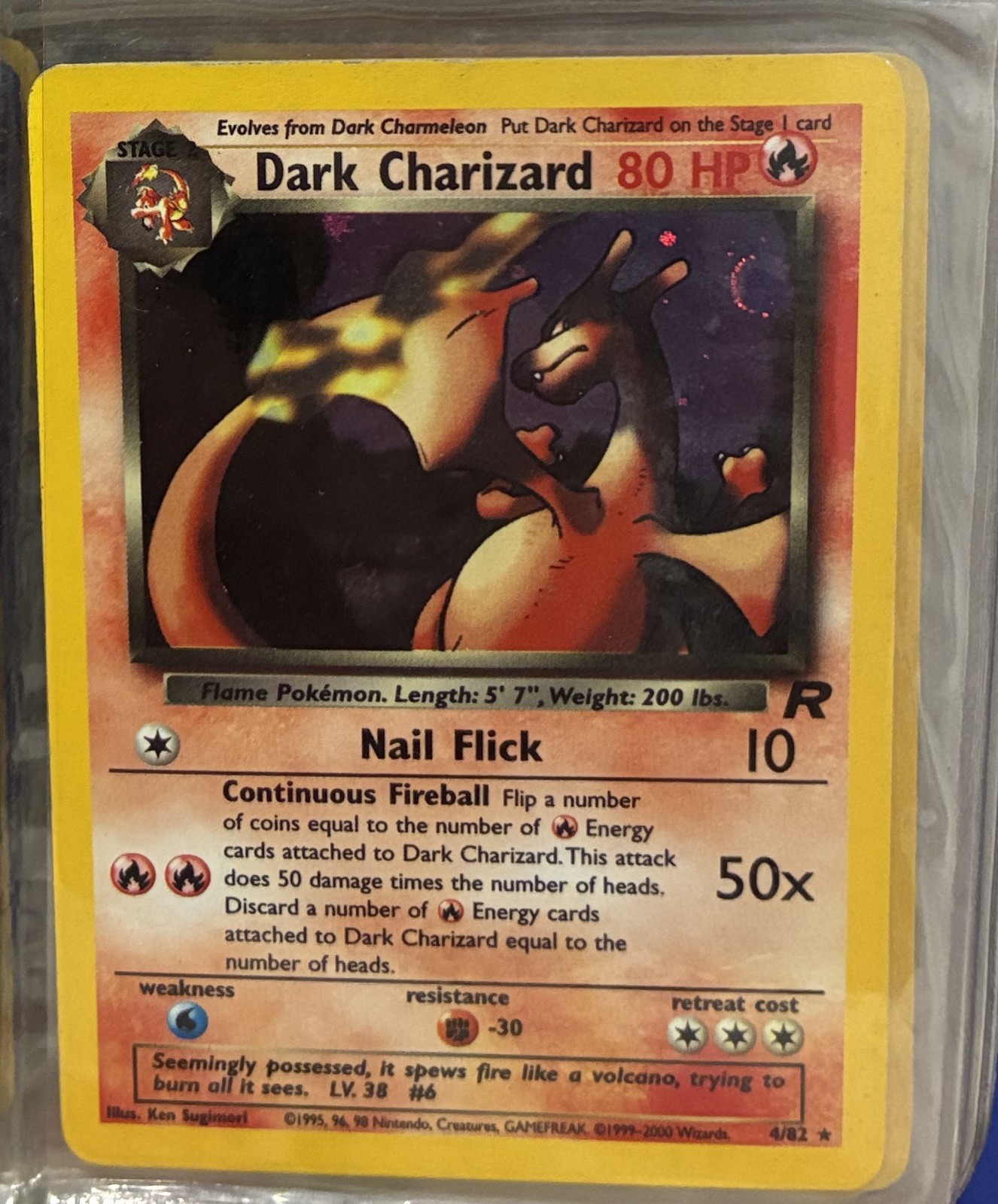 Dark Charizard 4/82 Team Rocket Holo