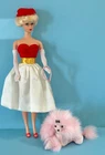 Poodle Dog for Vintage Doll Madame Alexander Cissy Elise Mary Hoyer Toni Barbie