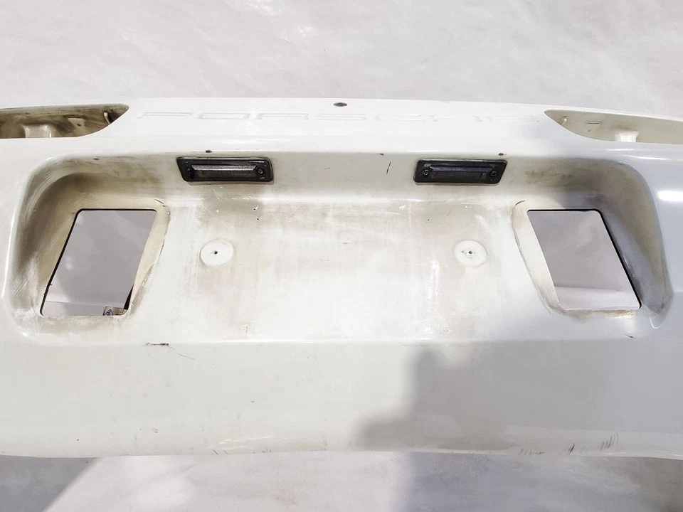 Parachoques trasero blanco convertible Porsche 968 1992 1993 1994 1995 OEM Foto 2 de 4
