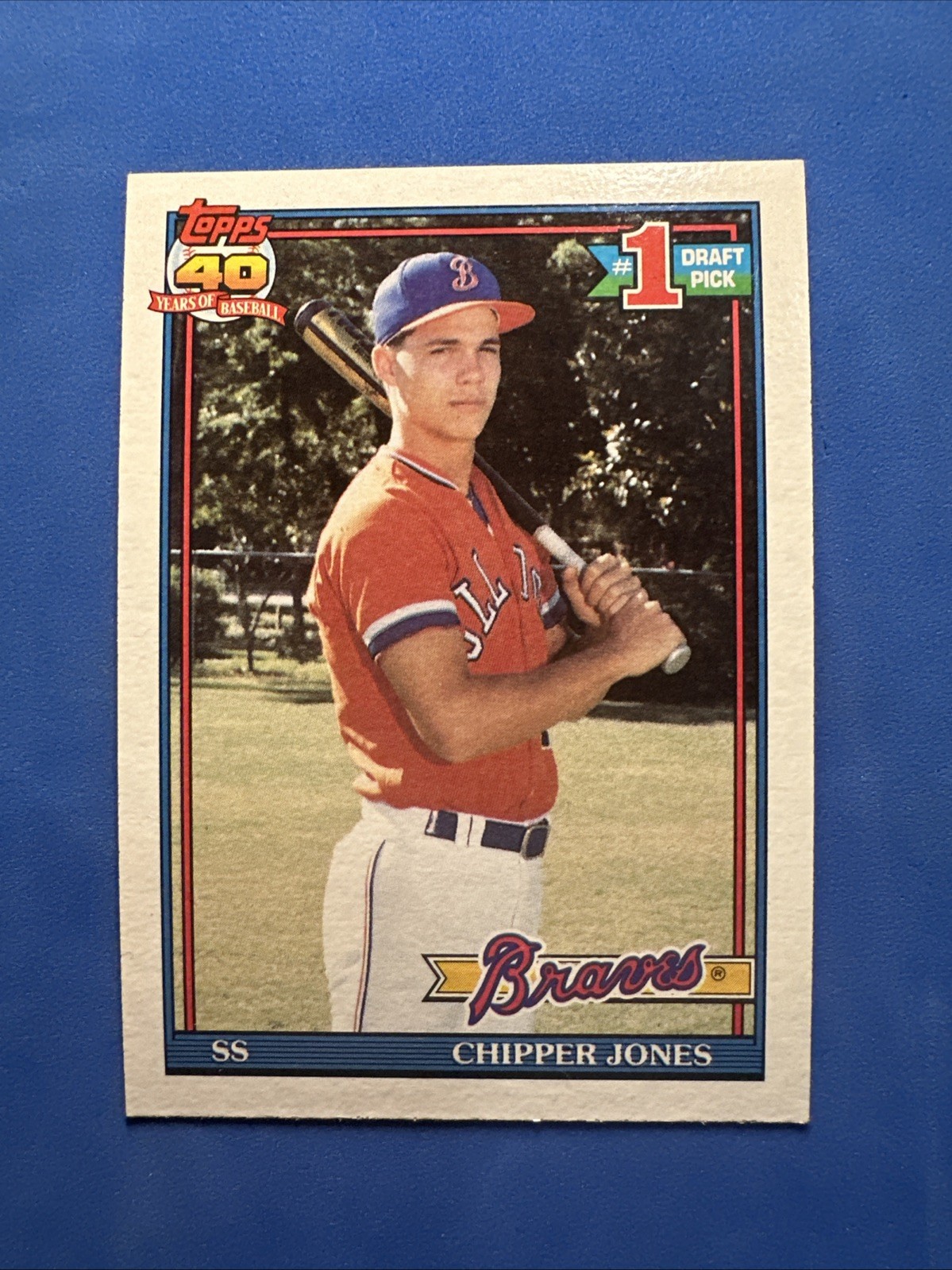 1991 Topps - Chipper Jones #333 (RC). NM. Free Shipping!