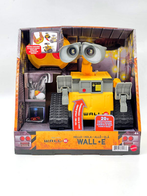 Mattel Disney Pixar Hello WALL-E RC Robot Figure Remote Control Lights Sound NIB