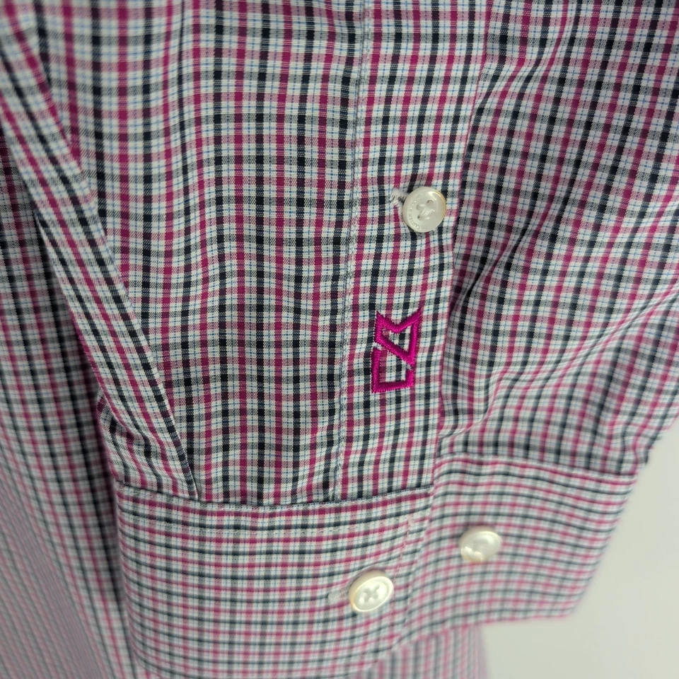 NWT Cutter & Buck Gingham Check Classic Button-Down Shirt Multicolor Size 3XB - Image 4 of 4