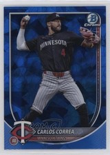 2025 Bowman Chrome Sapphire Edition Carlos Correa #54 11o2