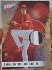 2018 Panini National VIP Shohei Ohtani Rookie Jersey Patch /15
