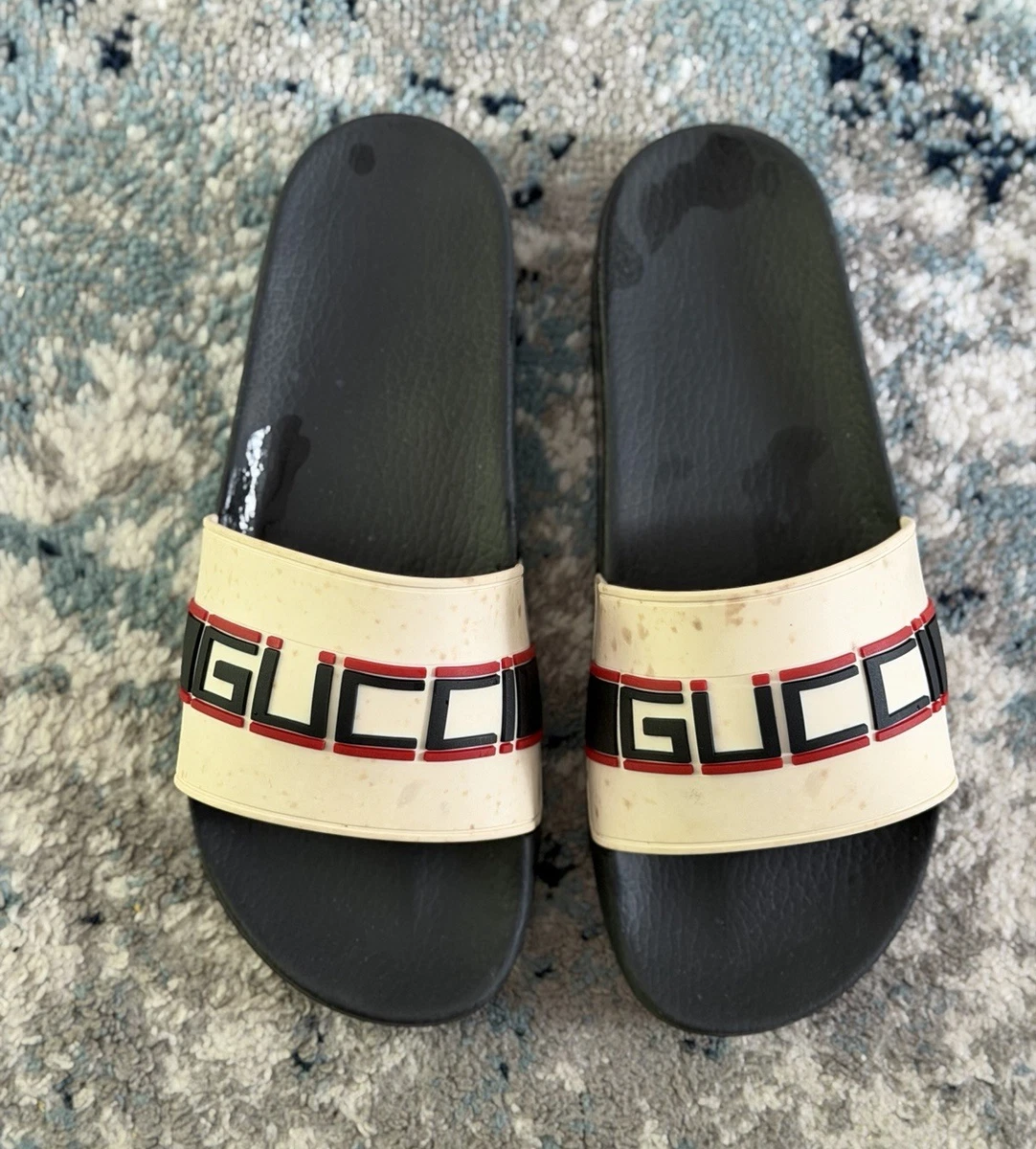gucciストライプラバーサンダル 41 Gucci M Rubber Sandals for Men for sale | eBay