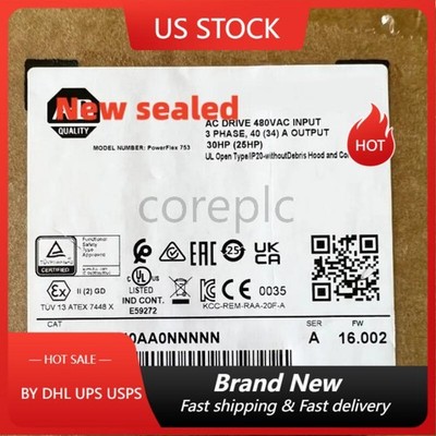 20F11ND040AA0NNNNN Power Flex Air Cooled 753 AC Drive US Free Tax
