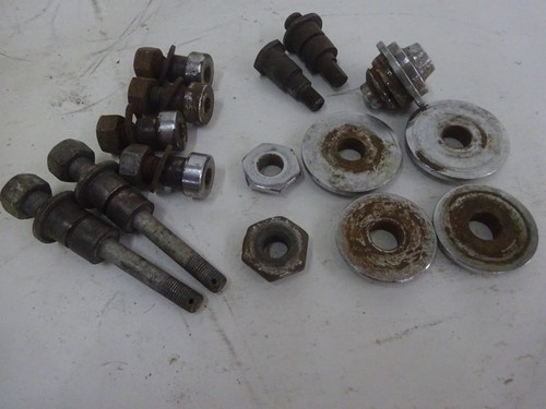 VINTAGE Harley Davidson CUSTOMS OTHER LARGE ASSORTMENT USED SPRINGER PARTS ETC !