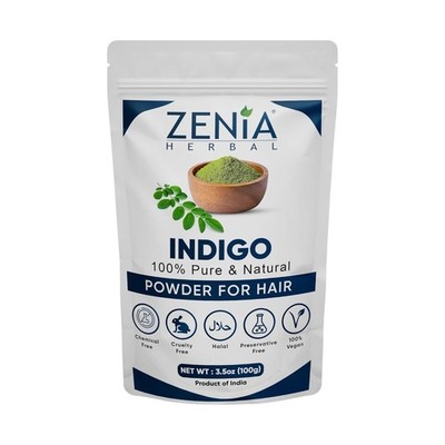 Natural Indigo Powder Hair Beard Color Dye 3.5oz 100g