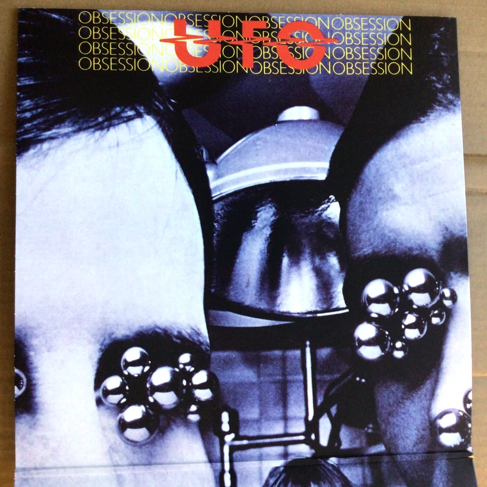 UFO - OBSESSION UK LP  Blue vinyl bonus LIVE tracks 2011 NEAR MINT - Imagem 4 de 4